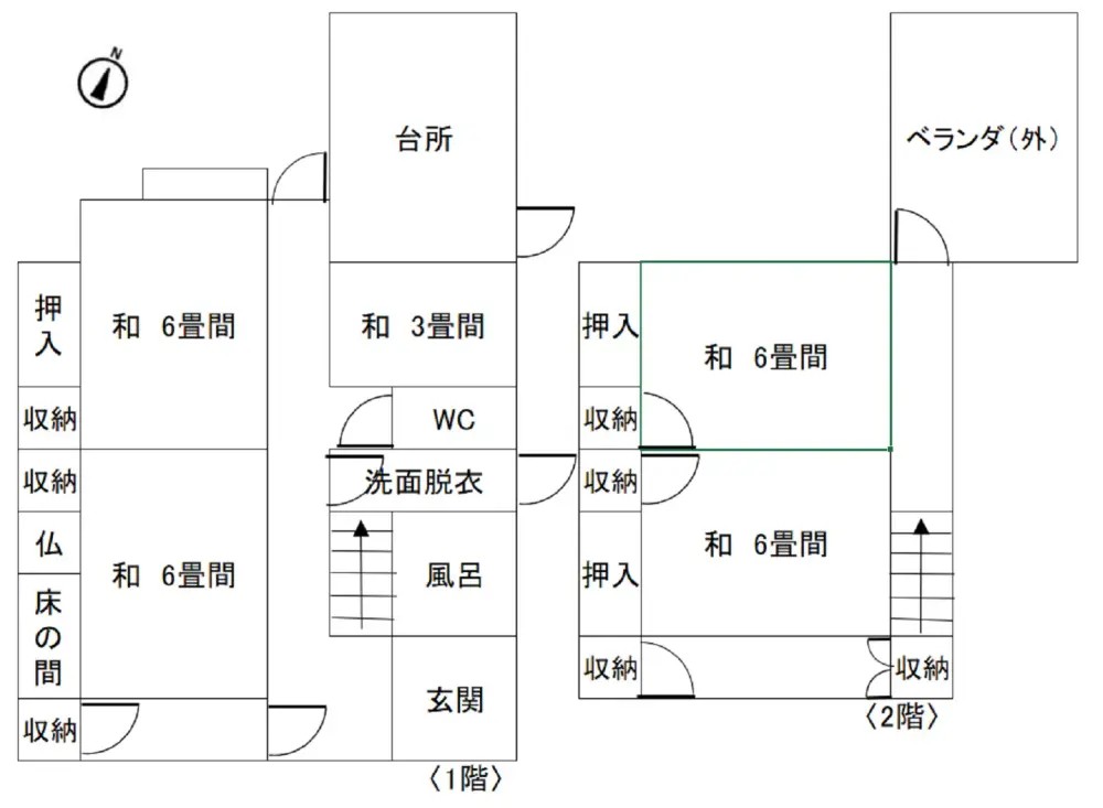 Floor plan of Oshima hideaway